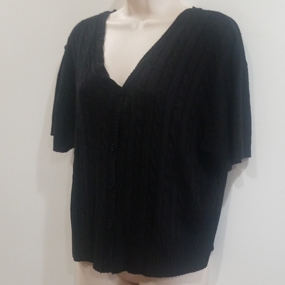 Gabriel New York women's black cable knit sweater - Picture 2 of 16